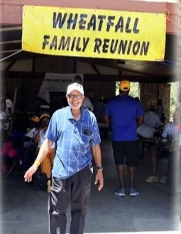A man in a blue shirt representing Gary's crew